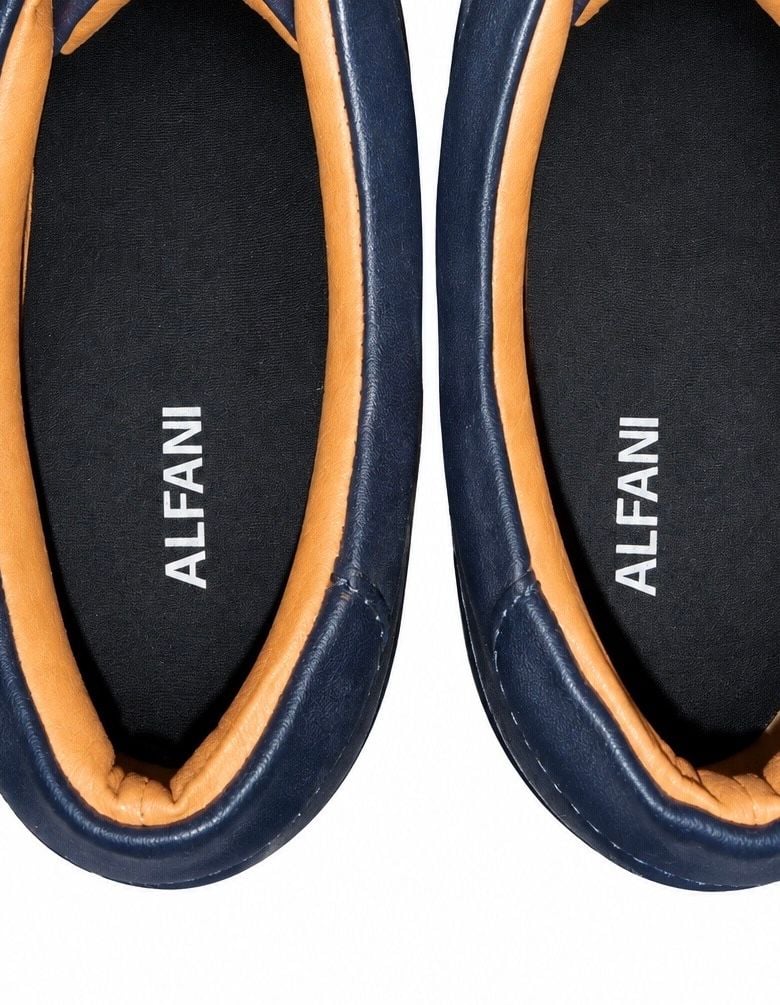Alfani Adairr Size 10.5M Blue Sneakers 4