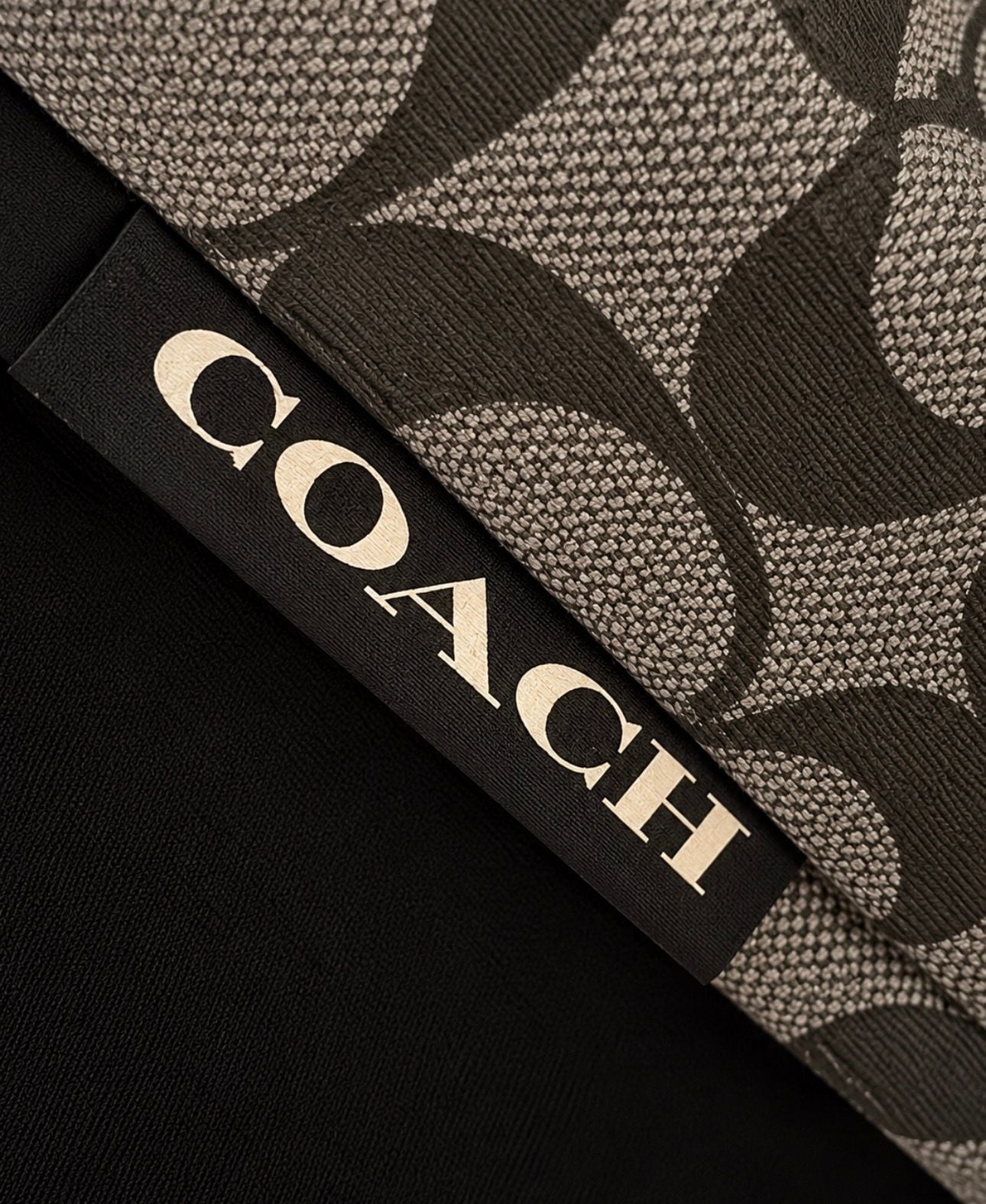 Coach Signature Hoodie Sweatshirt Men’s Size Medium Black Charcoal 4