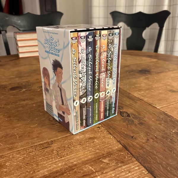 A Silent Voice Complete Series Box Set Volumes 1-7 Manga By Yoshitoki Oima