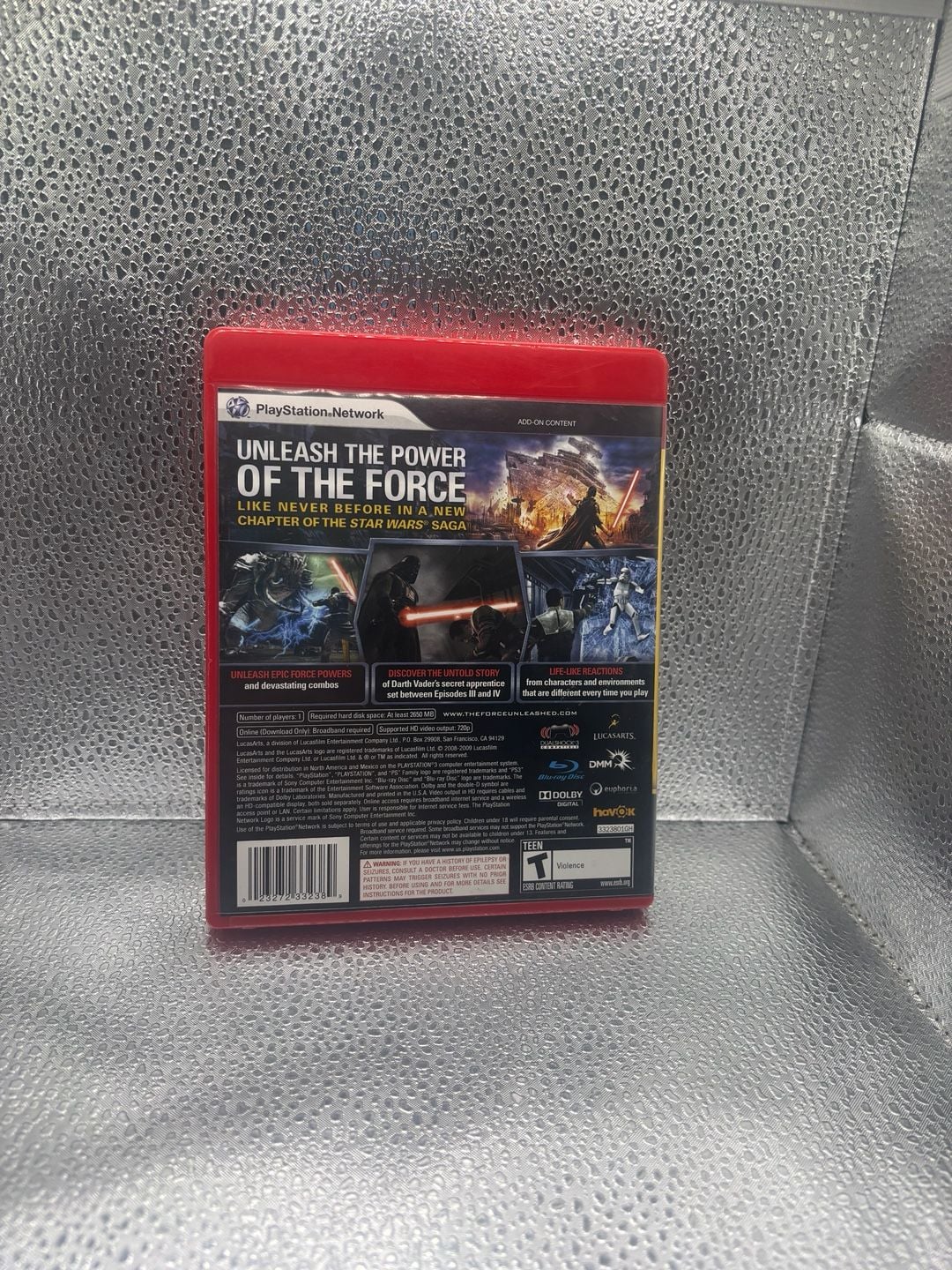 LucasArts Star Wars The Force Unleashed PlayStation 3 Greatest Hits 2