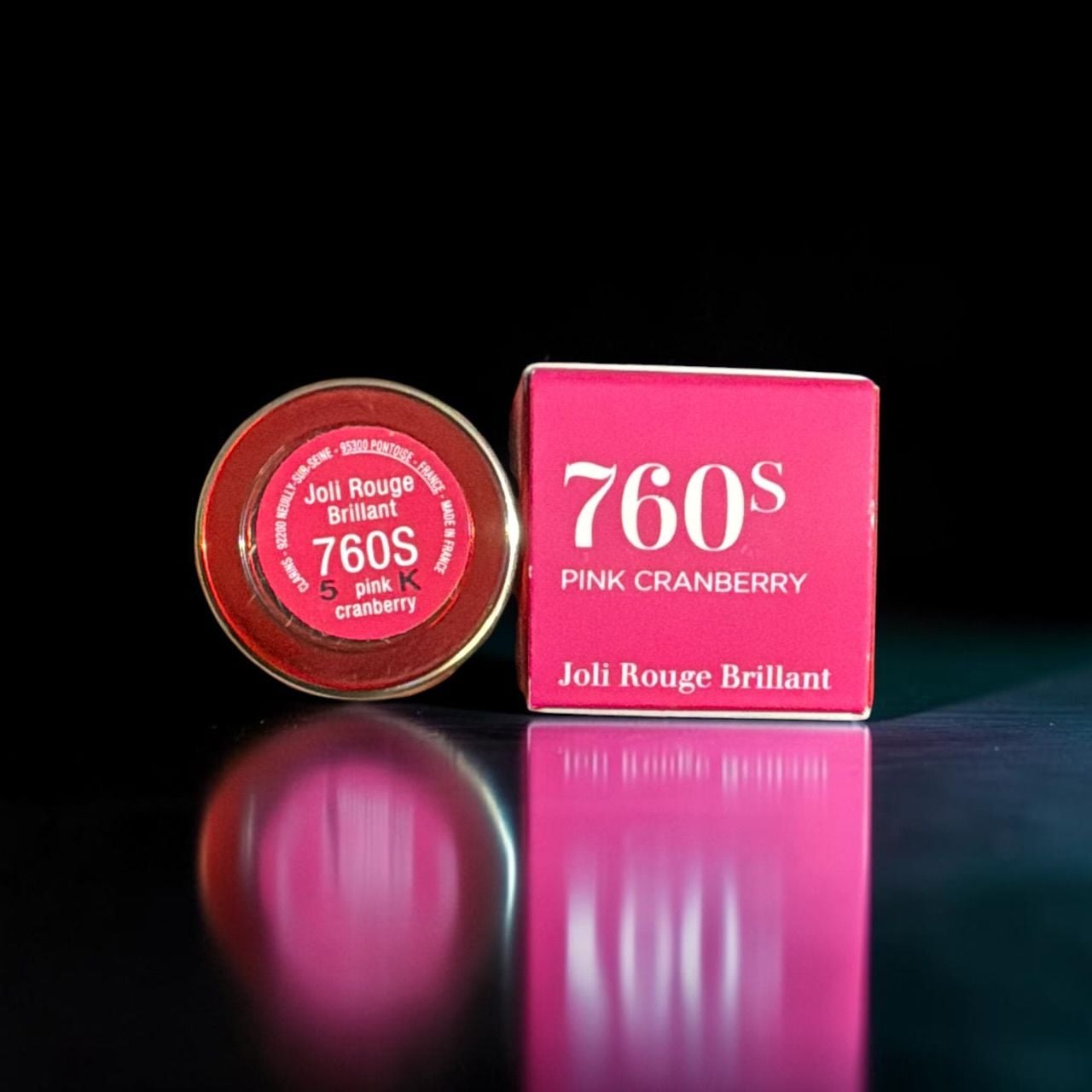 Clarins Joli Rouge Brillant Sheer Lipstick 760S Pink Cranberry 6