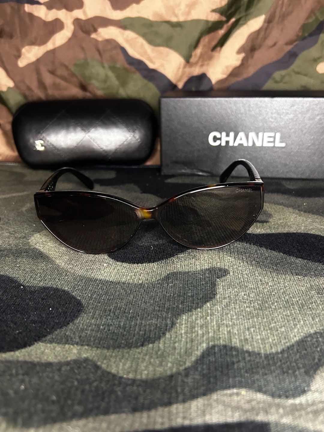 Chanel 5521 Size 62-14 Tortoise Cat-Eye Sunglasses 3
