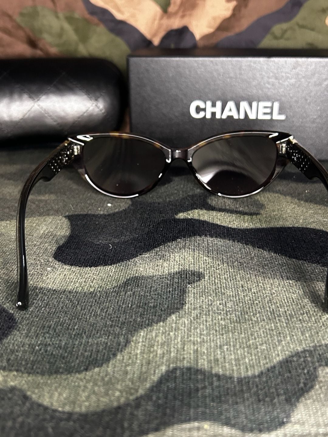 Chanel 5521 Size 62-14 Tortoise Cat-Eye Sunglasses 4