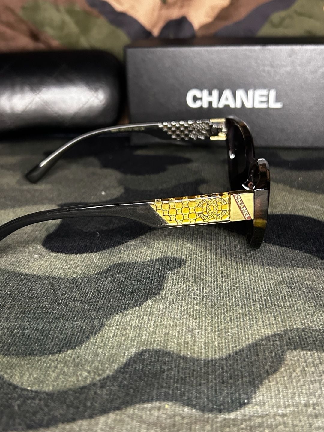 Chanel 5521 Size 62-14 Tortoise Cat-Eye Sunglasses 5
