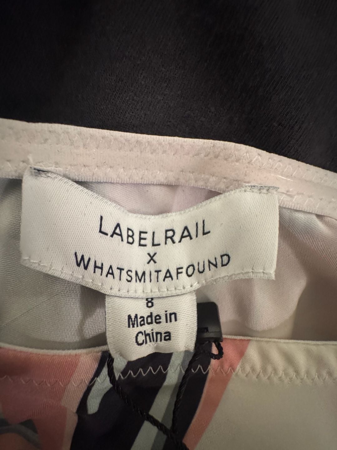 Labelrail x Whatsmitafound Satin Floral One Sleeve Maxi Dress Size 8 4