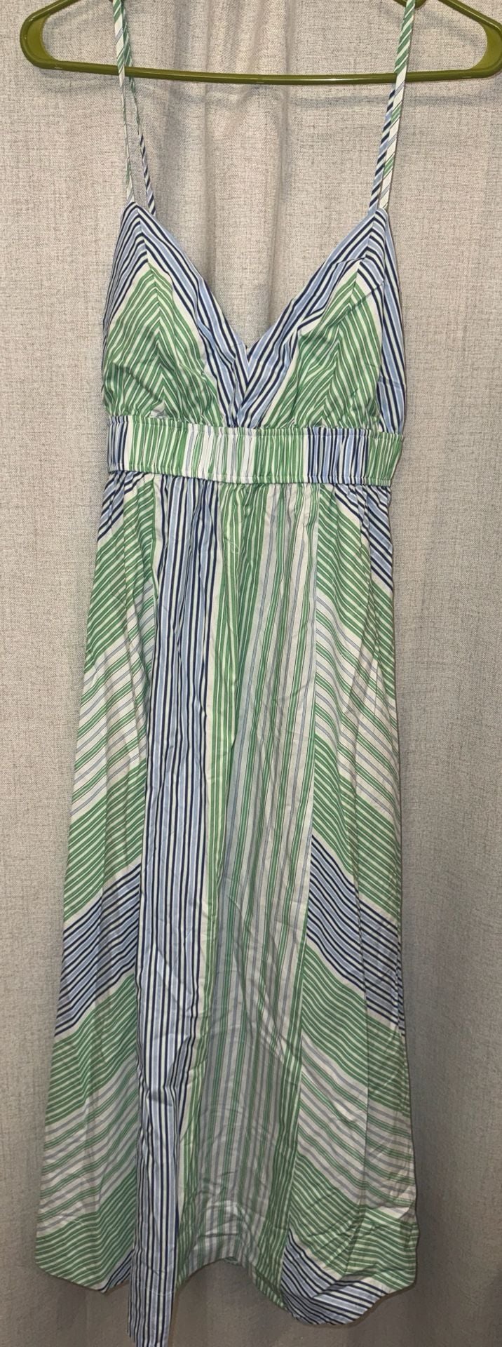 Free Assembly Vnk Cami Maxi Dress Size M 8-10 Stripe 2