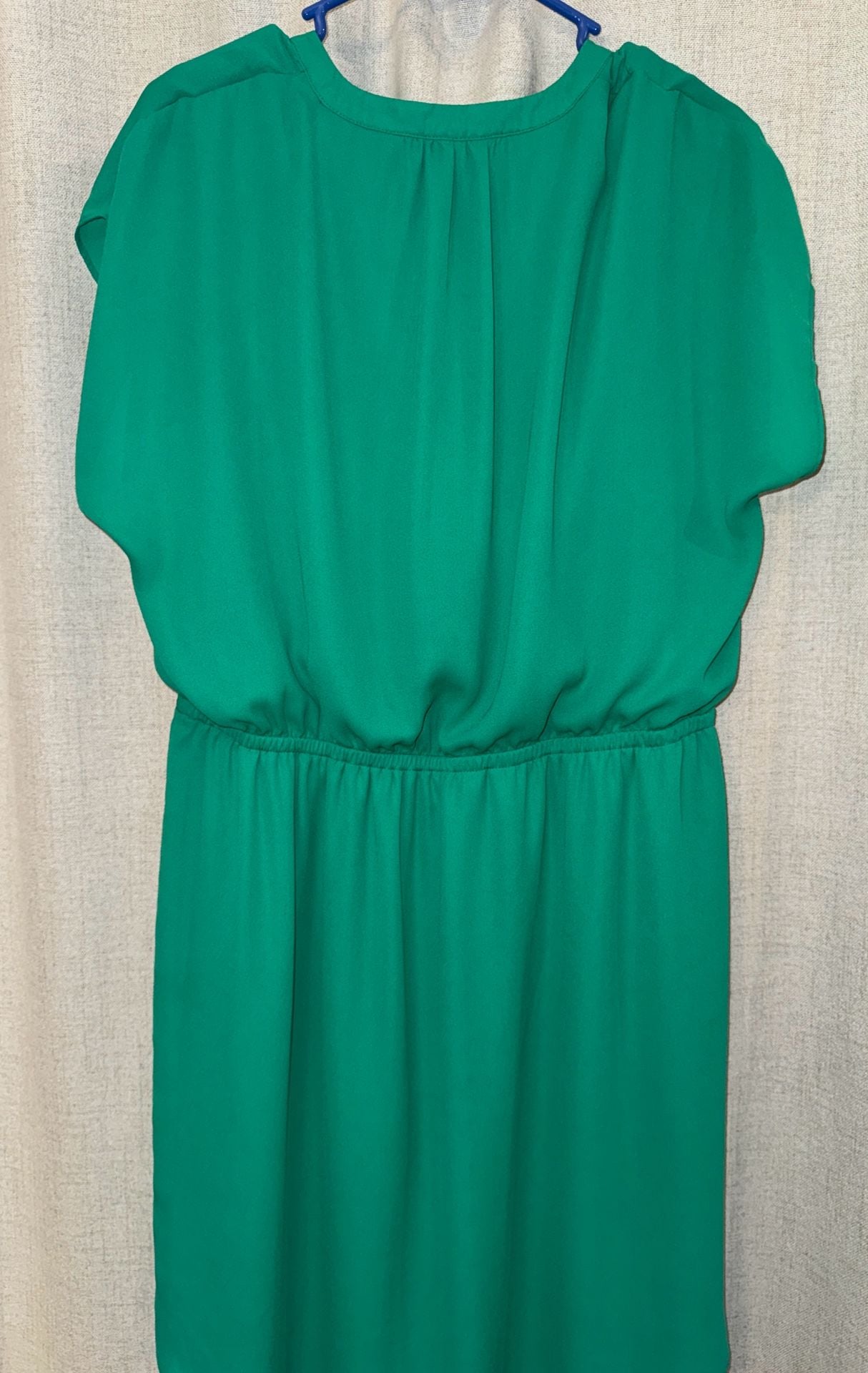 Apt. 9 Dress XL Green V-Neck Drawstring Waist 3