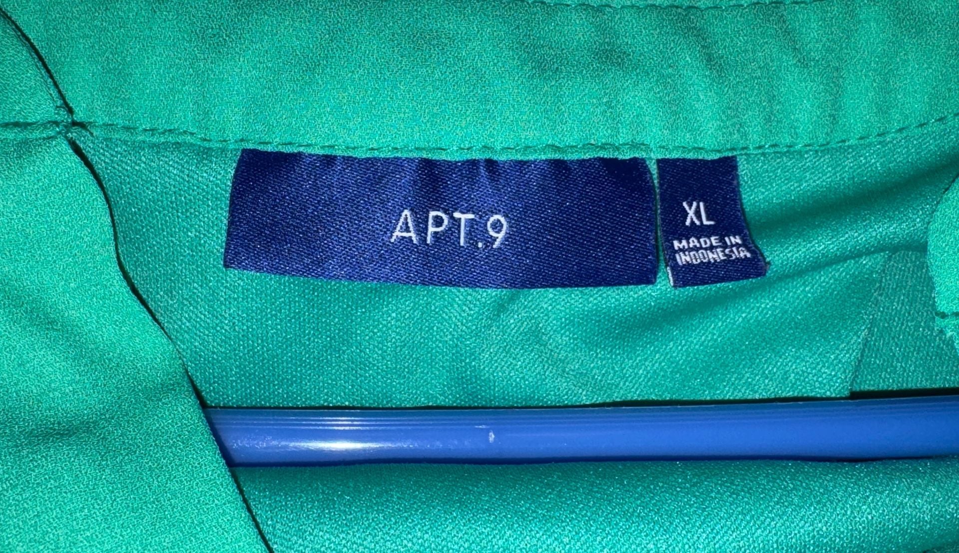 Apt. 9 Dress XL Green V-Neck Drawstring Waist 4