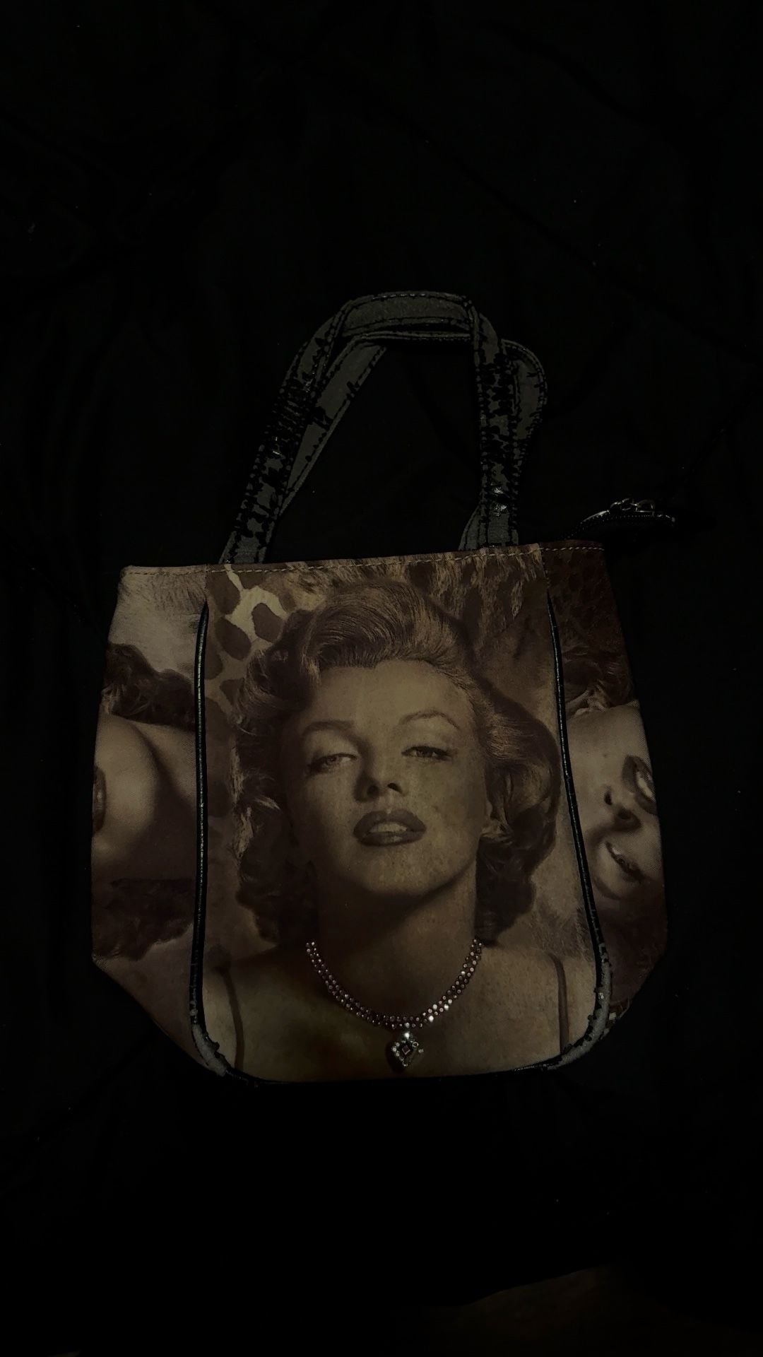 Cielo Creations Marilyn Monroe Leopard Print Handbag 2