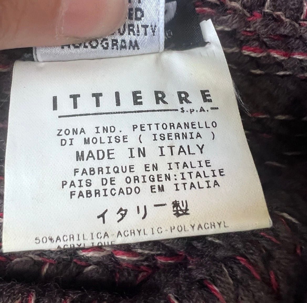 D&G Dolce & Gabbana Turtleneck Knit Sweater Size 38 Brown Burgundy 6