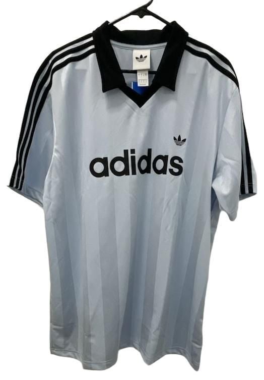 Adidas Archive Collar Engineered Jersey Size XL Crystal Sky Blue 2