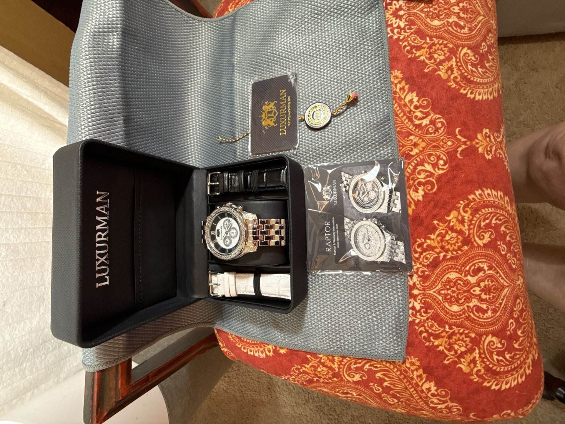 Luxurman Raptor Diamond Watch Set 1