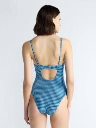 Free Assembly Blue Gingham V-Wire 1PC Size L (12-14) 8