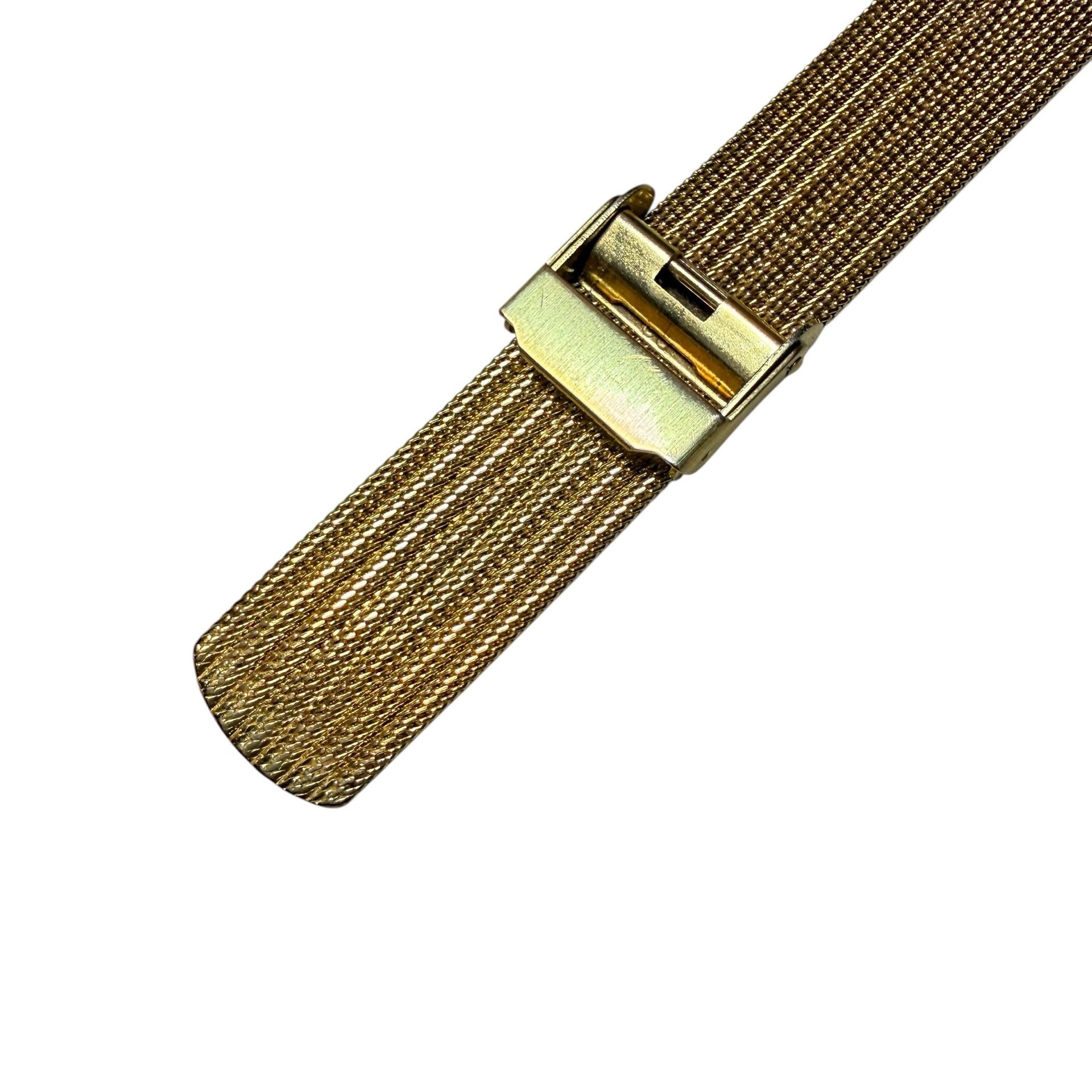 Skagen Denmark 922SGGG Gold Tone Mother Of Pearl Crystal Watch 3