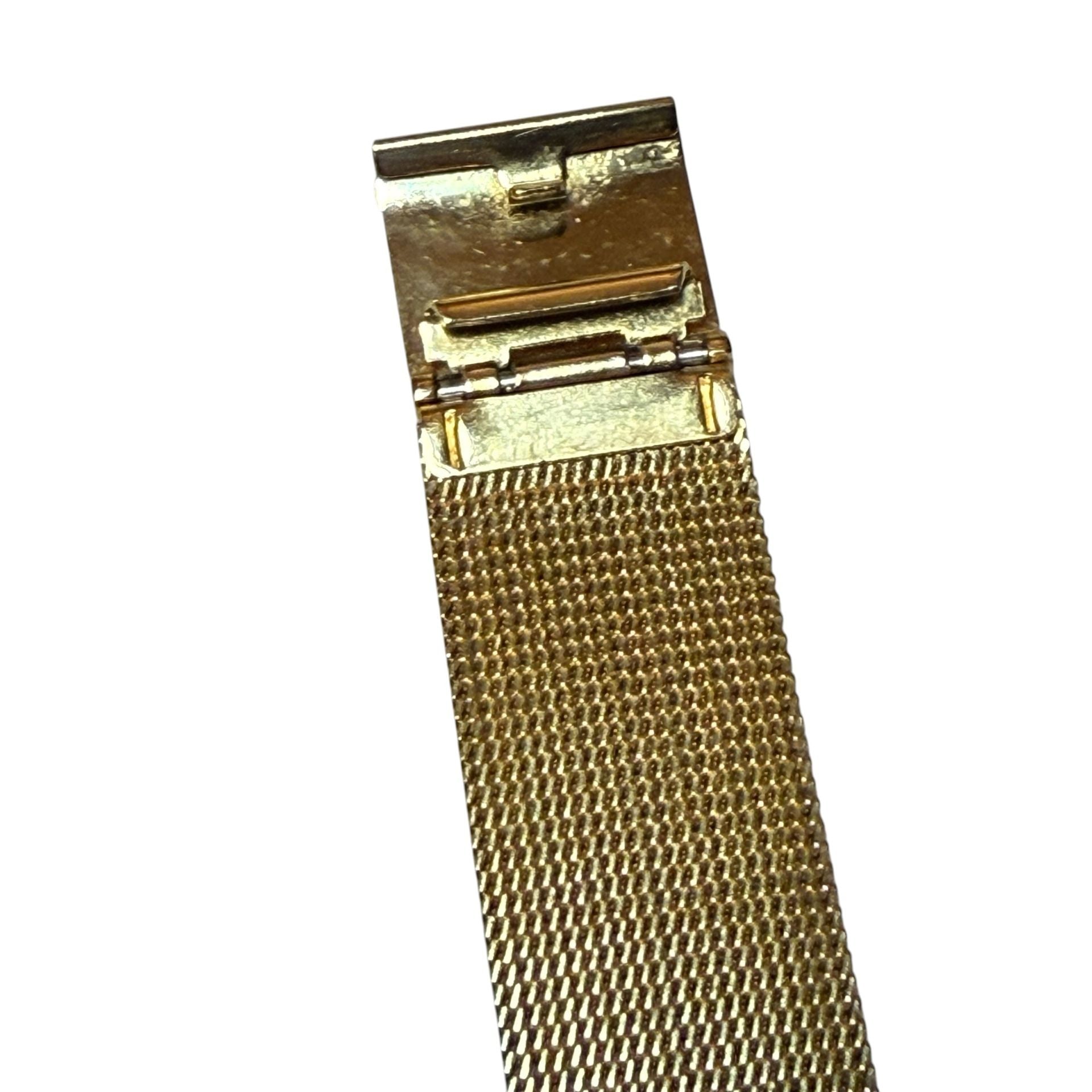 Skagen Denmark 922SGGG Gold Tone Mother Of Pearl Crystal Watch 9