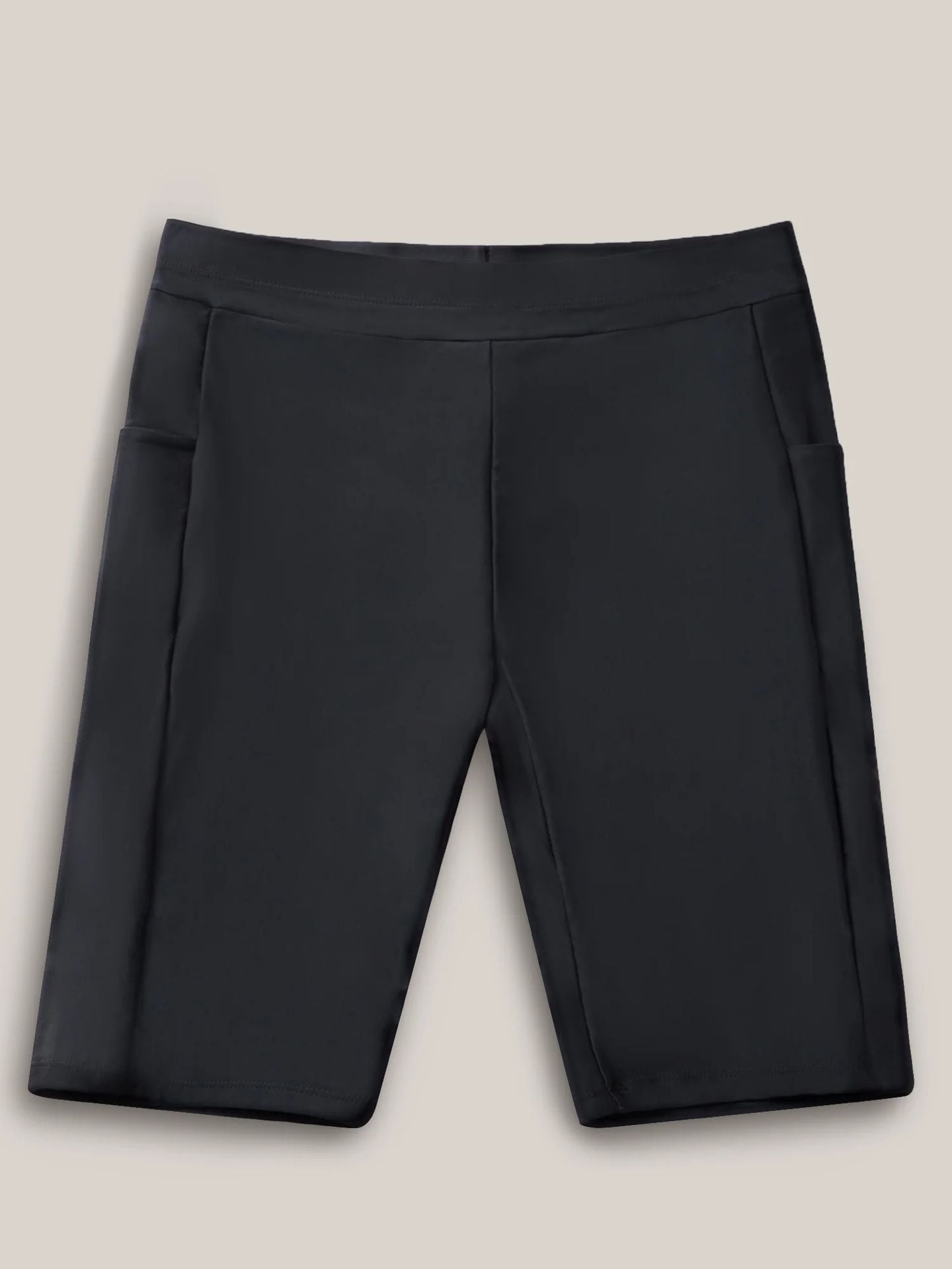 BloomChic Plus Size 2X 18-20 Super Stretchy Pocket black Swim Short 5