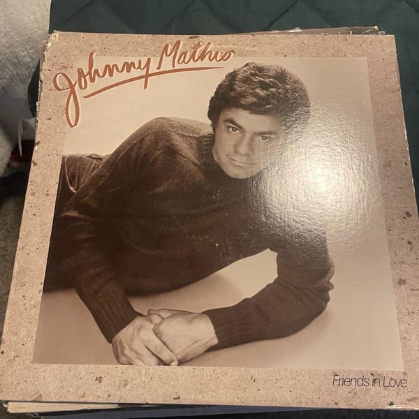 Johnny Mathis Friends In Love Vinyl LP 1982 CBS
