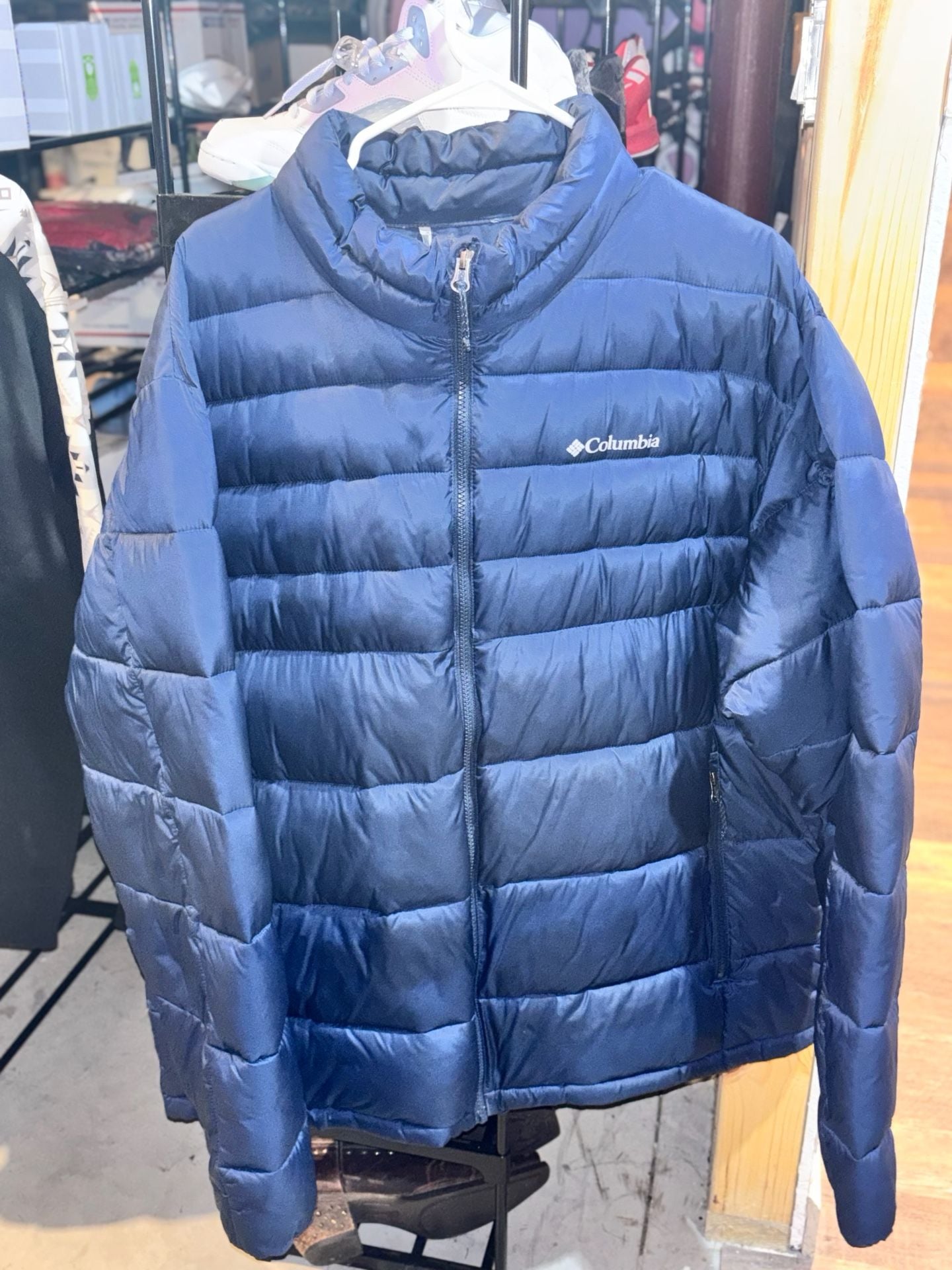 Columbia Buck Butte Insulated Puffer Jacket Size XXL Navy Blue Winter Coat 2