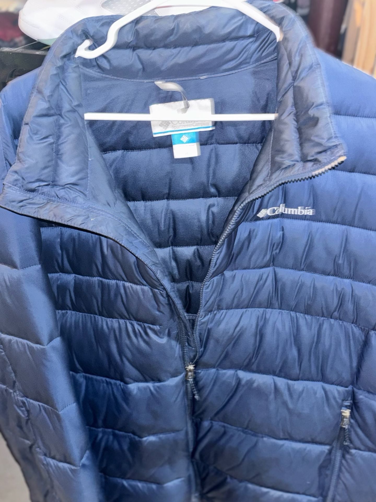Columbia Buck Butte Insulated Puffer Jacket Size XXL Navy Blue Winter Coat 4
