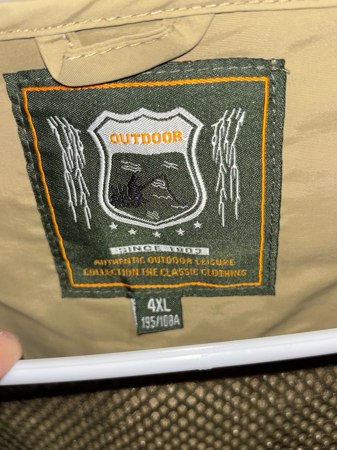 Outdoor Multi-Pocket Fishing Vest Size 4XL Khaki Lightweight 5