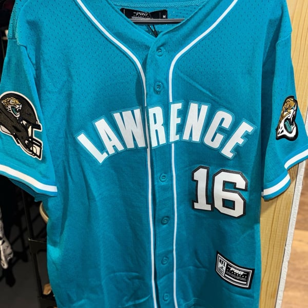 Pro Standard Jacksonville Jaguars Trevor Lawrence Size M mesh mlb Jersey Teal