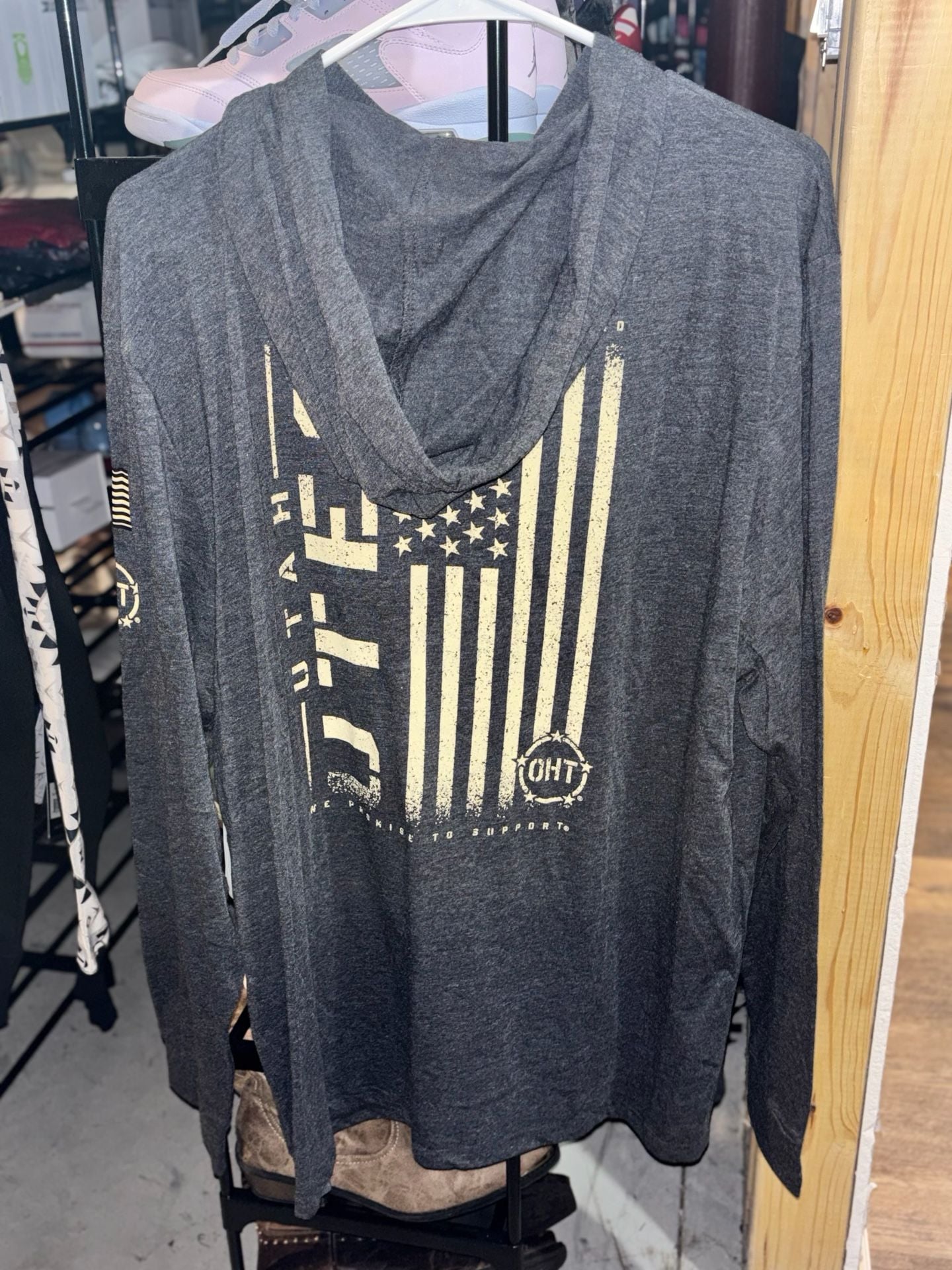 Colosseum Utah Utes OHT Hoodie Size XL Long Sleeve Military Appreciation 6