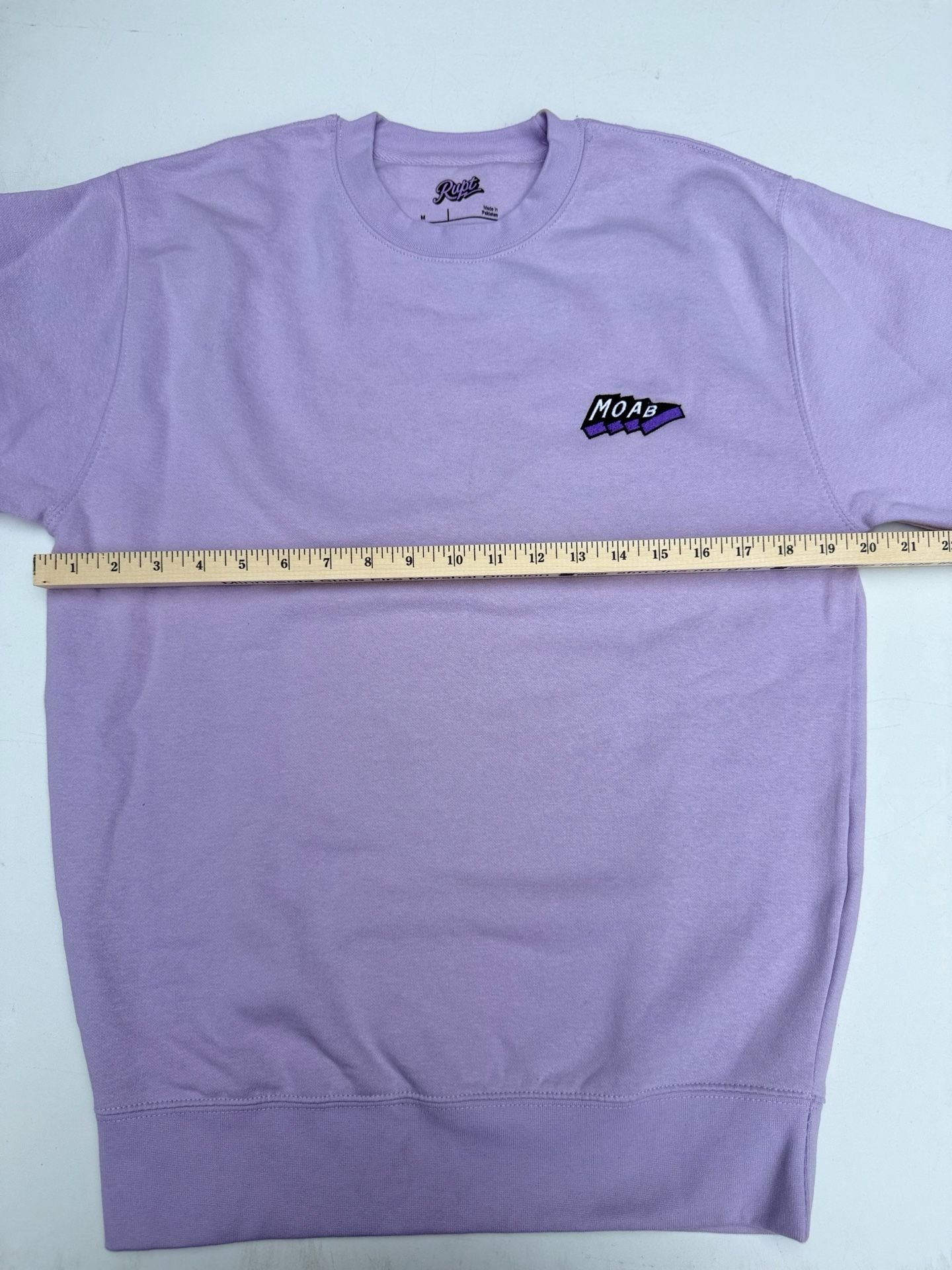 Moab Sweatshirt Lilac Purple Long Sleeve Pullover Size Medium 5