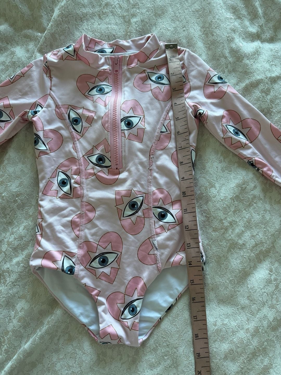 Submarine Scooba Doo Long Sleeve Swimsuit Pink Evil Eye 6