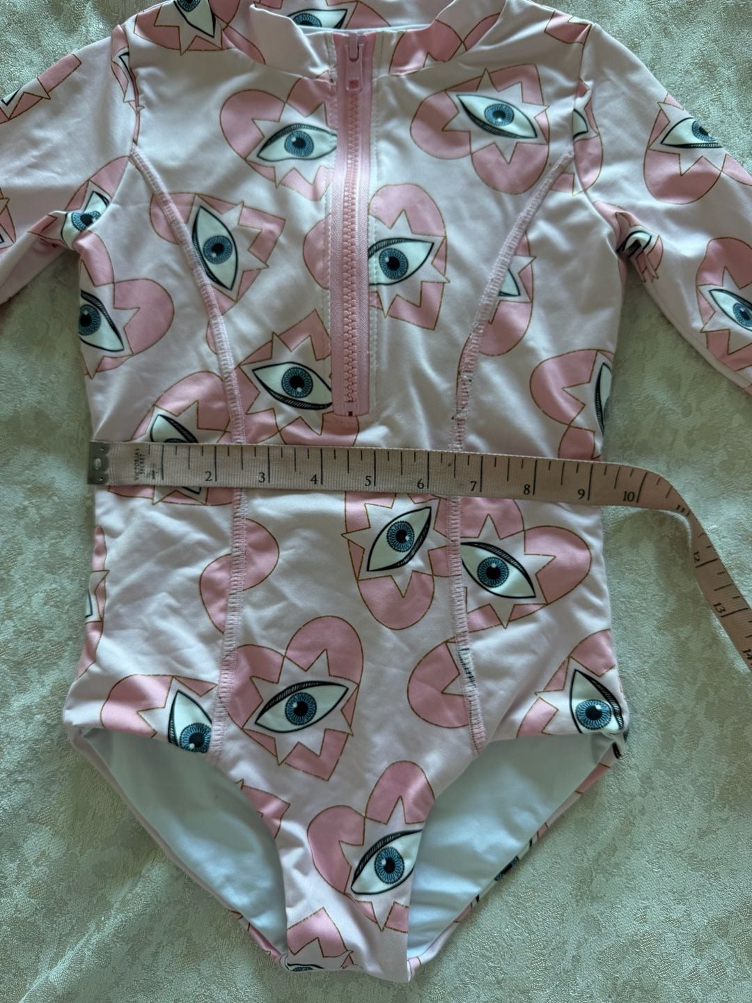 Submarine Scooba Doo Long Sleeve Swimsuit Pink Evil Eye 8