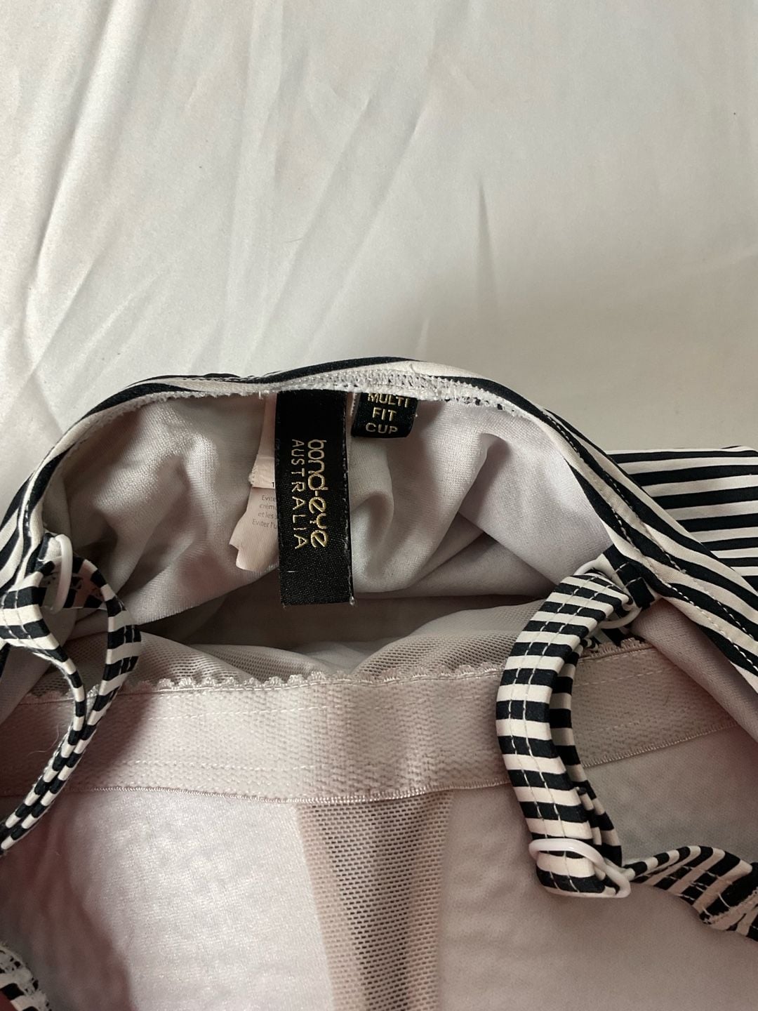 Bond-Eye Tankini Top Size 14 Stripe 3