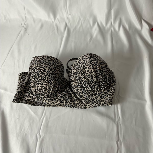 Xhilaration Bikini Top Size L Leopard