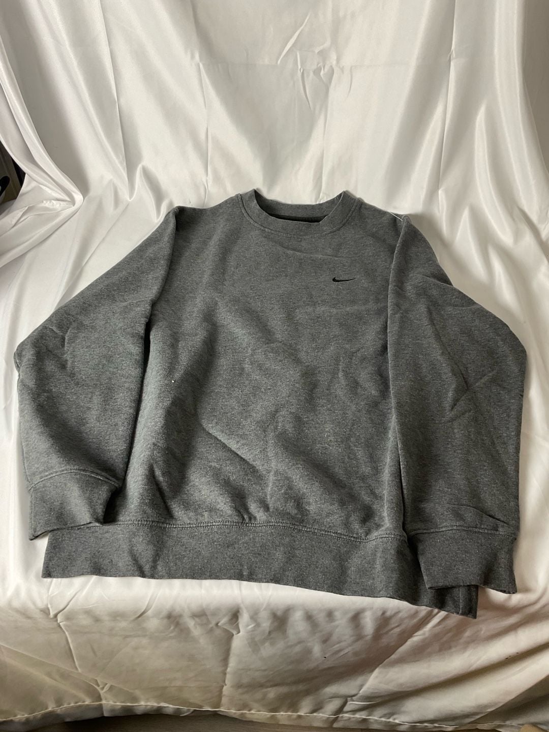 Nike Gray Sweatshirt Size S Mini Swoosh 2