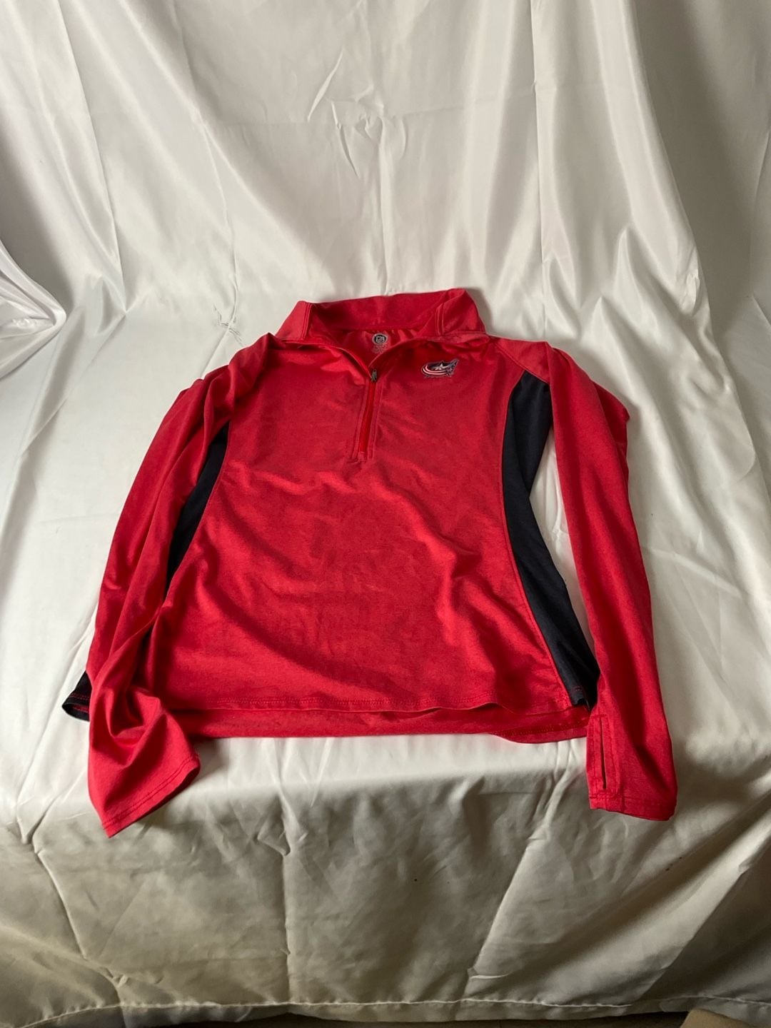 Columbus Blue Jackets 1/4 Zip Size M 2