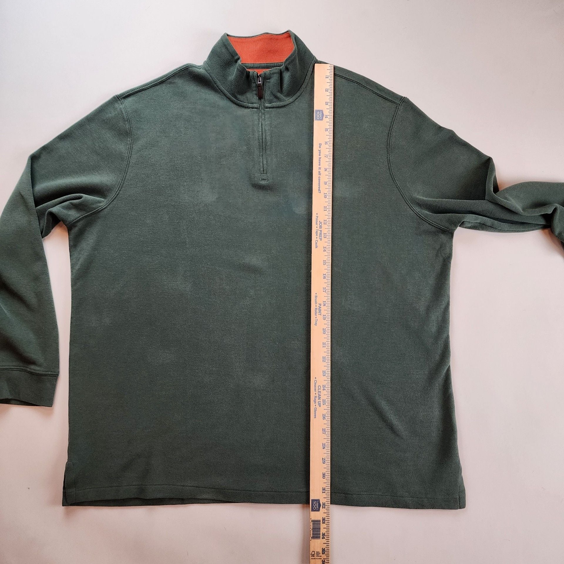 ​Polo Ralph Lauren Men's Green Estate Rib Quarter Zip Pullover Sweater Size XXL  7
