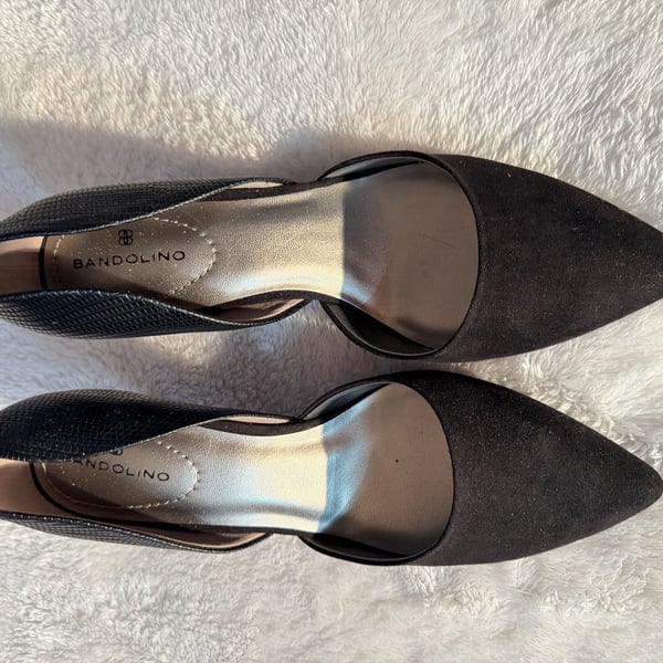 Bandolino Grenow Size 7.5M Black D'Orsay Pump