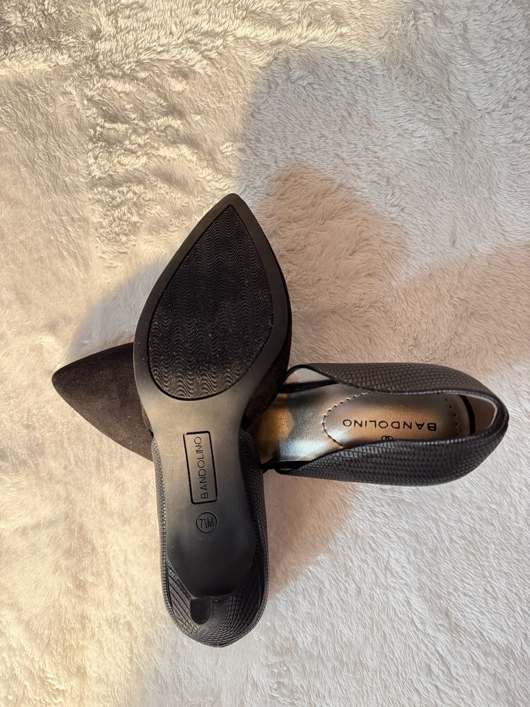 Bandolino Grenow Size 7.5M Black D'Orsay Pump 4