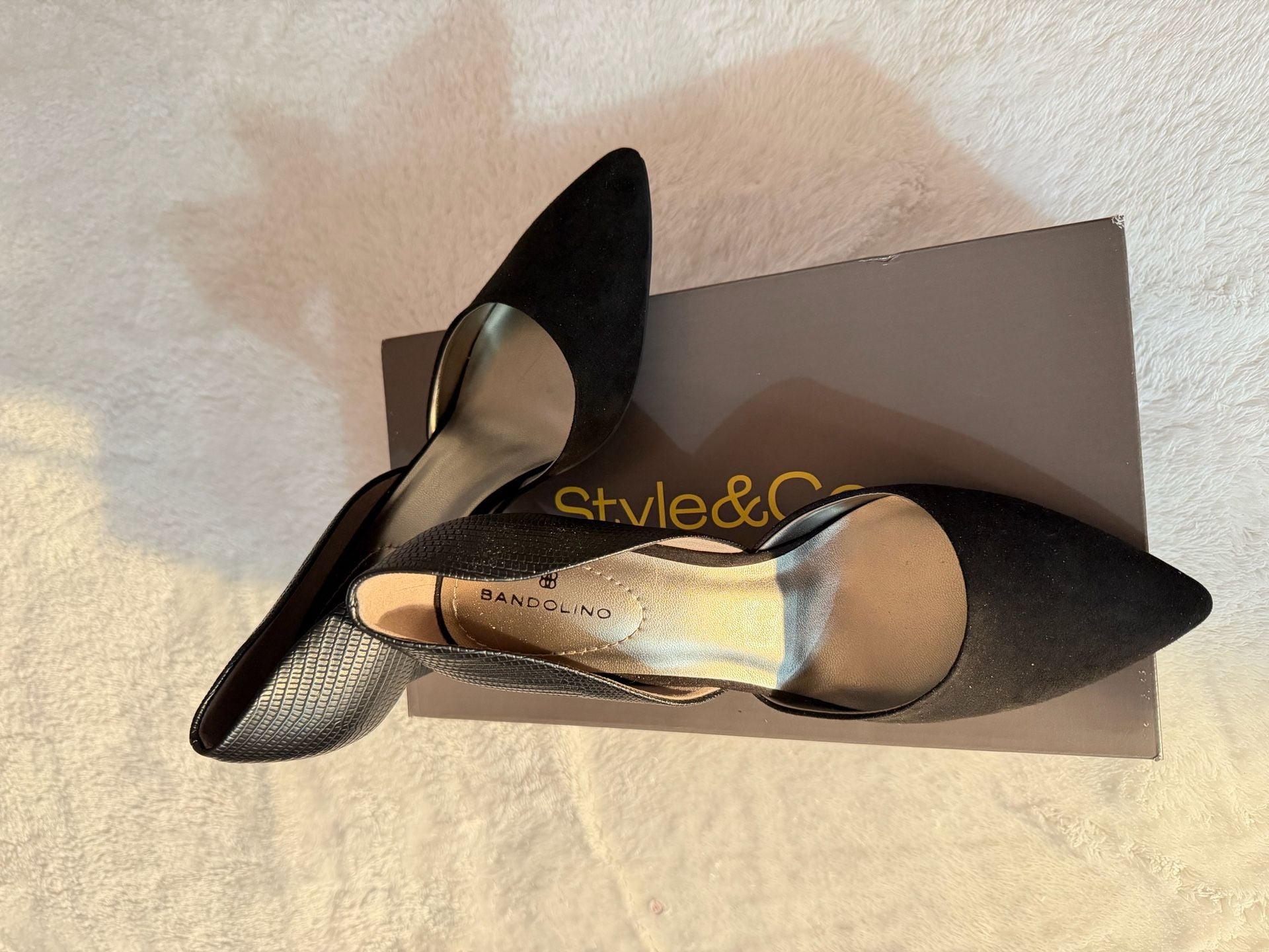 Bandolino Grenow Size 7.5M Black D'Orsay Pump 6