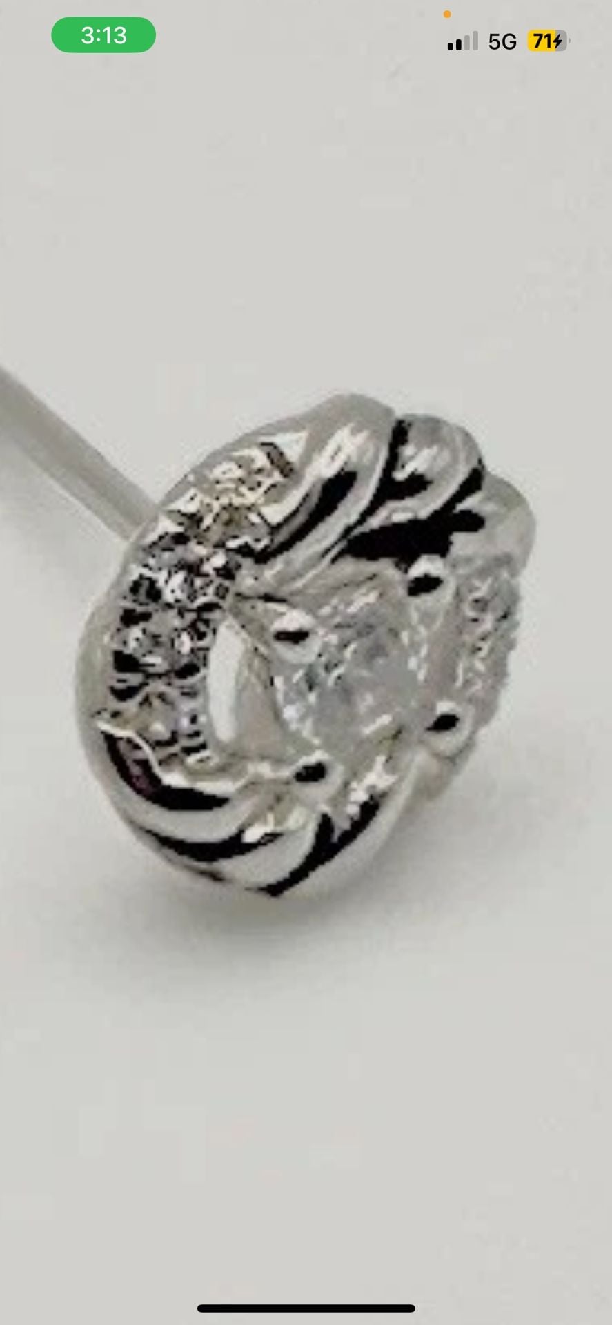 David Yurman Petite Infinity Diamond Stud Earrings Sterling Silver 4