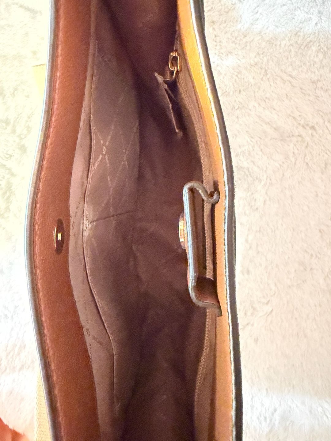 Michael Kors Briley LG Messenger Bag Vanilla Signature Logo 6