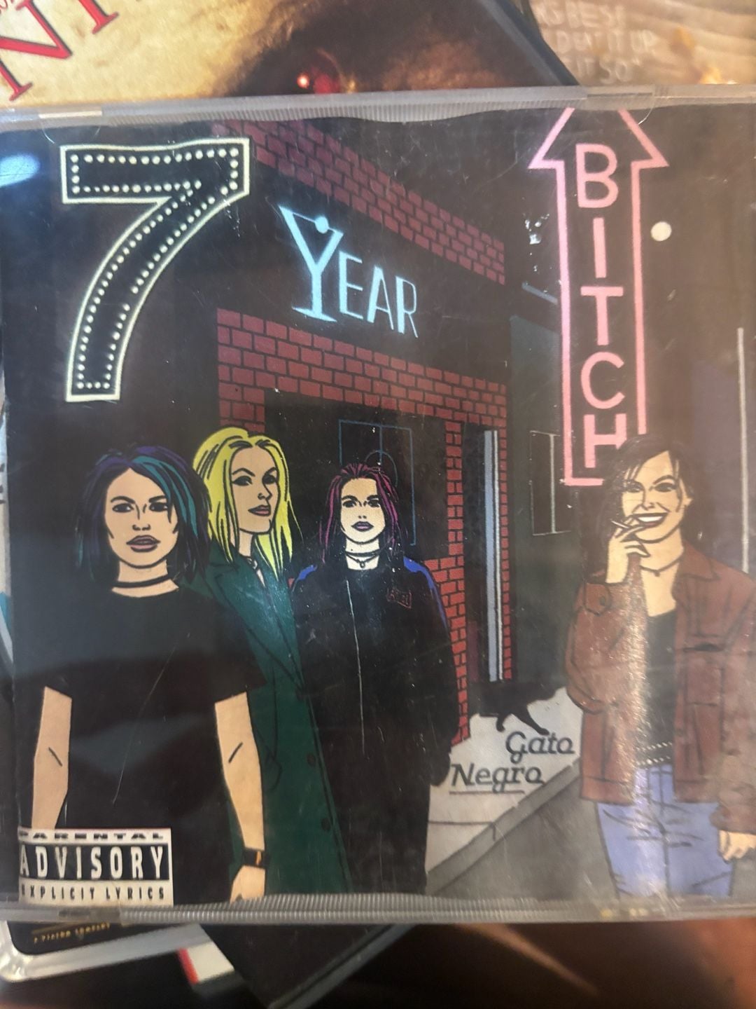 7 Year Bitch Gato Negro CD Album Atlantic Records 2