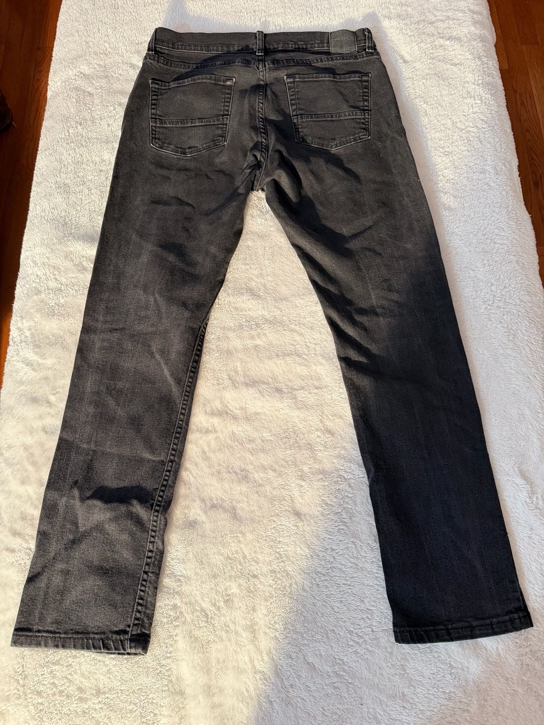 Nautica Slim Fit Stretch Jeans 34W x 32L Black Denim 7