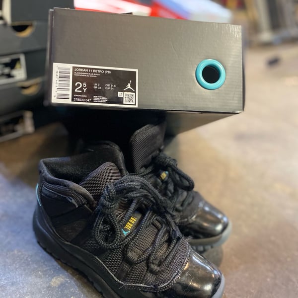 Jordan 11 Retro PS Size 2.5Y Gamma Blue Black