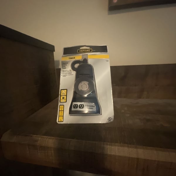 Defiant Outdoor Heavy Duty Timer 2 Grounded Outlets