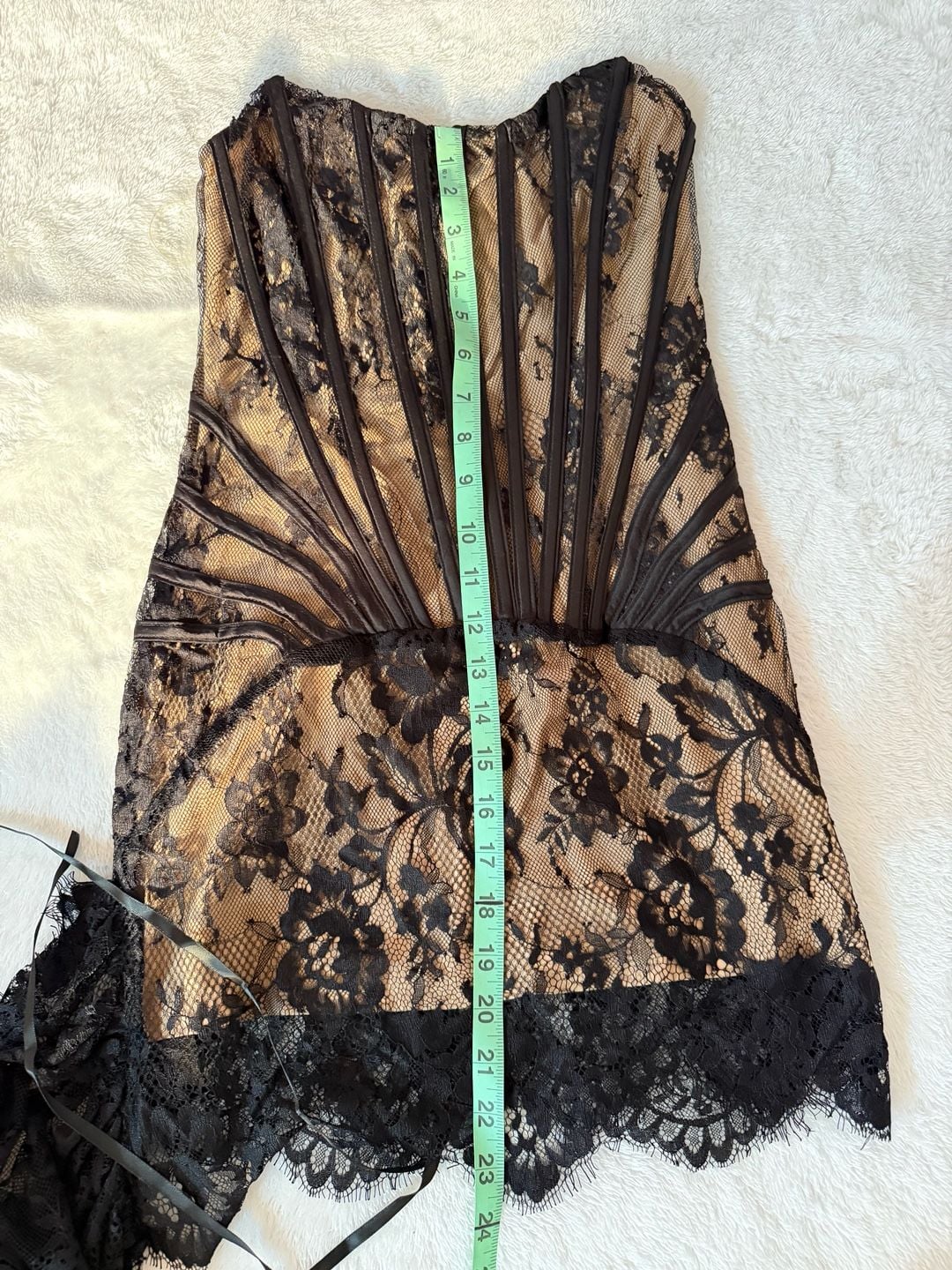 Fashion Nova Jessica Lace Mini Dress Size XS Black 8