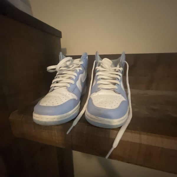 Nike Dunk High Aluminum White Blue