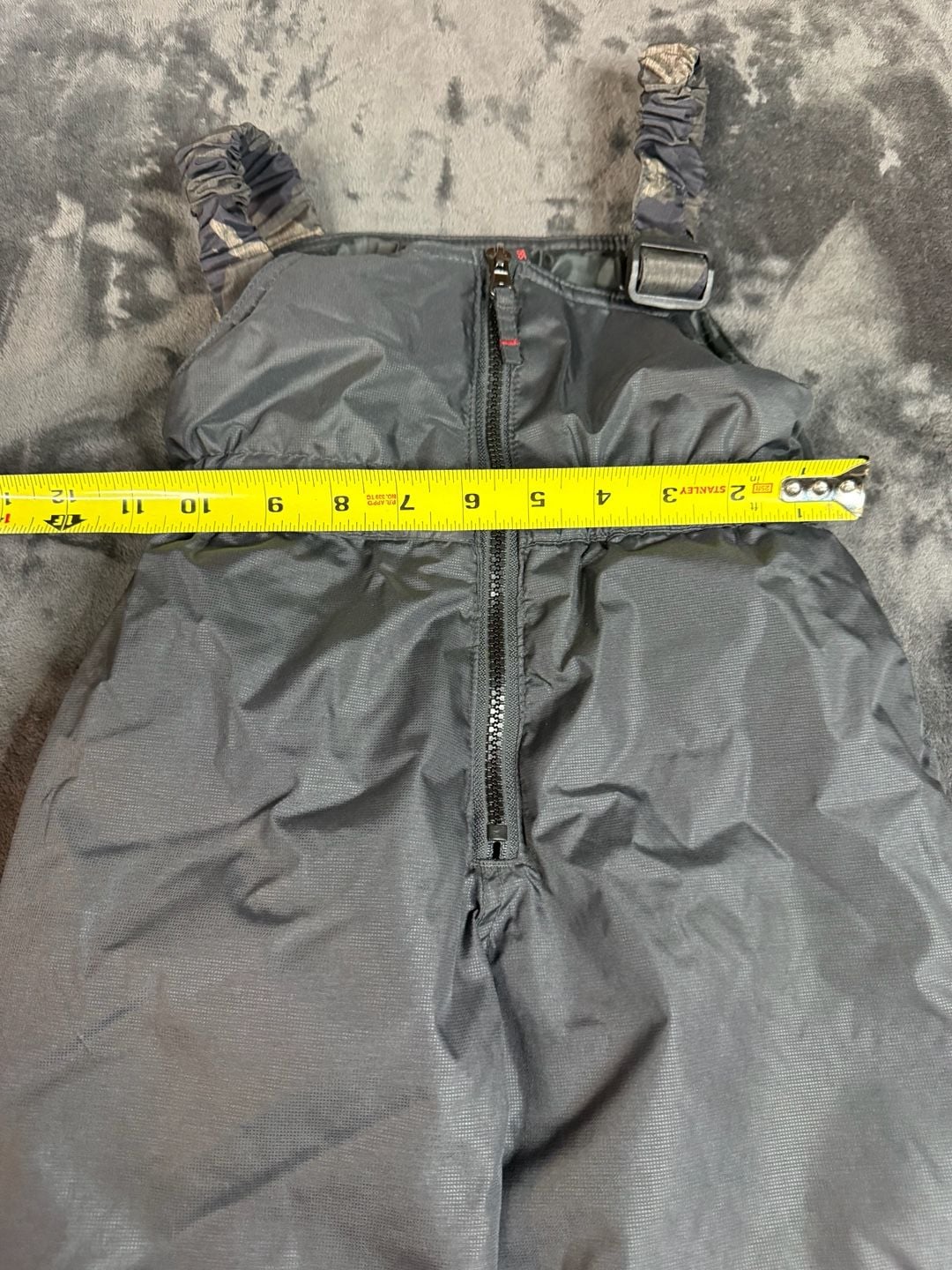 Kids RM Sport Snow Bib Overalls Gray Winter Ski Pants#102 3