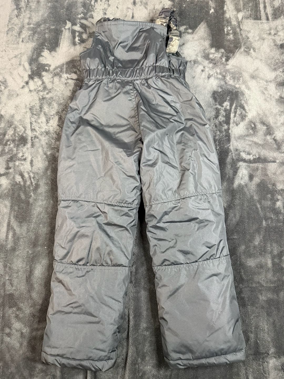Kids RM Sport Snow Bib Overalls Gray Winter Ski Pants#102 7