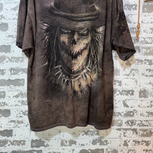 NWOT James Ryman ‘13 Scarecrow Horror Tie Dye  T-Shirt 2XL Halloween.