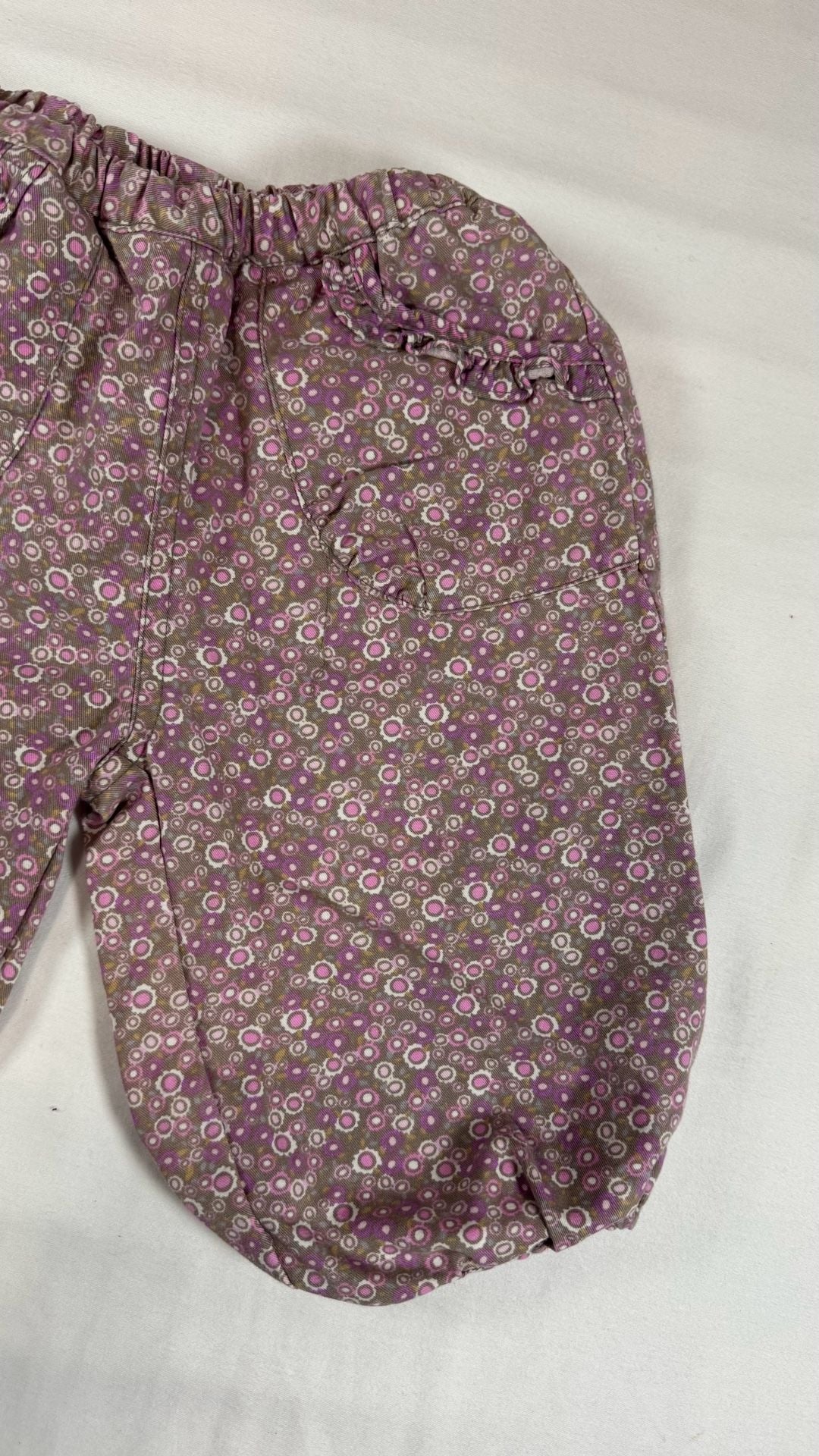 The Children's Place Pants 6-9 Mos Pink Floral Bloomers 4