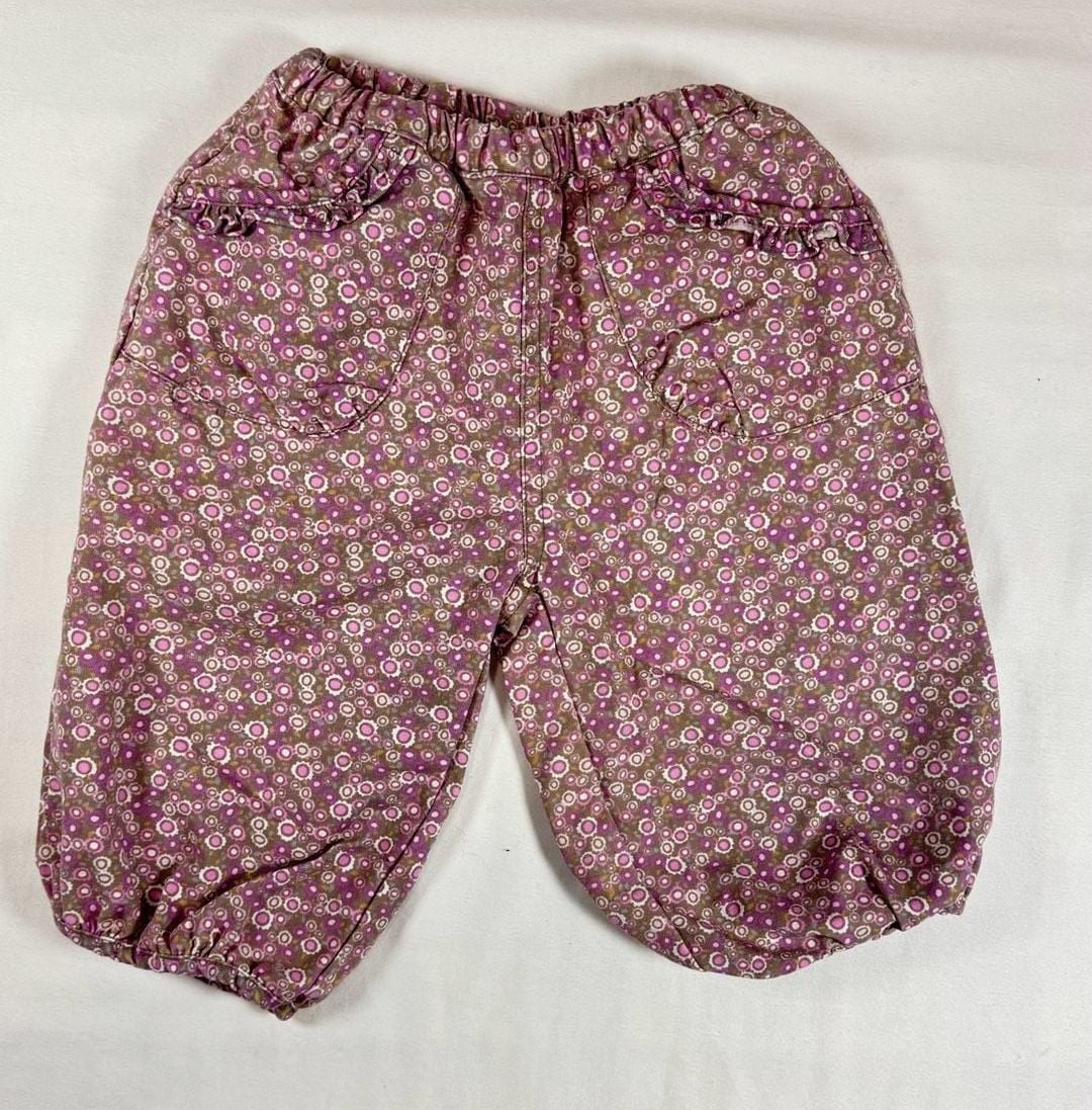 The Children's Place Pants 6-9 Mos Pink Floral Bloomers 2